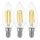 SETTI 3x LED-polttimo VINTAGE C35 E14/4W/230V 2700K - Eglo 12811