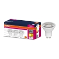 SETTI 3x LED-reflektorilamppu PAR16 GU10/6,9W/230V 2700K 60° - Osram