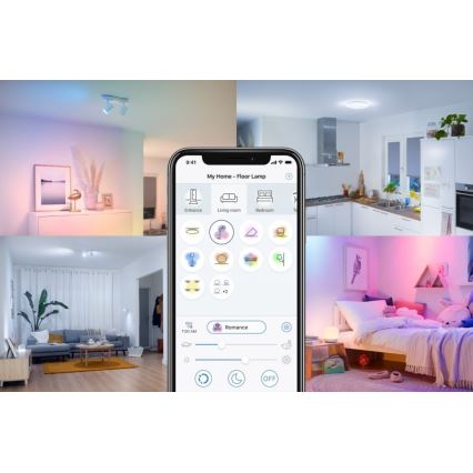 SETTI 3x LED RGBW Himmennettävä polttimo PAR16 GU10/4,7W/230V 2200-6500K Wi-Fi - WiZ