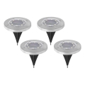 Setti 4 kpl LED-aurinkovalaisinta CLAVO LED/1xAAA 4000K IP44 300 mAh