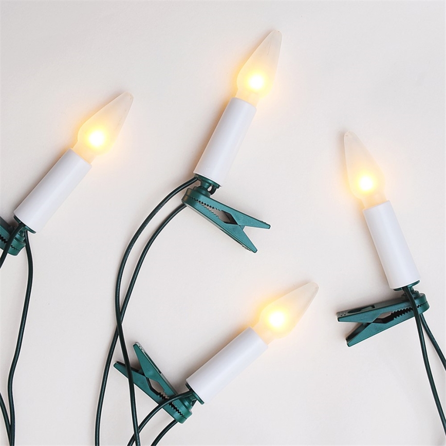 SETTI 4 x Vaihtolamppu FELICIA E10/14V/0,1A valkoinen Valmistettu EU