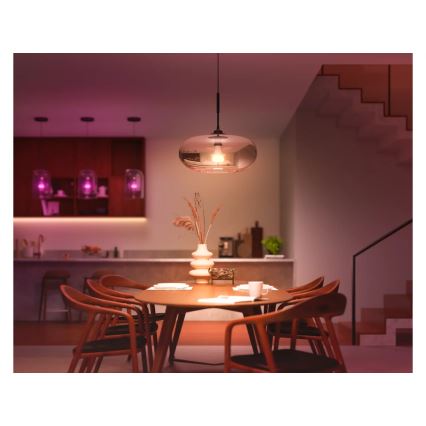 Setti 4 kpl LED-himmennettäviä Philips Hue WHITE AND COLOR AMBIANCE E27/6W/230V 1000-20000K