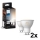 Setti 4x himmennettäviä Philips Hue WHITE AMBIANCE GU10/4,2W/230V 2200-6500K LED-lamppuja