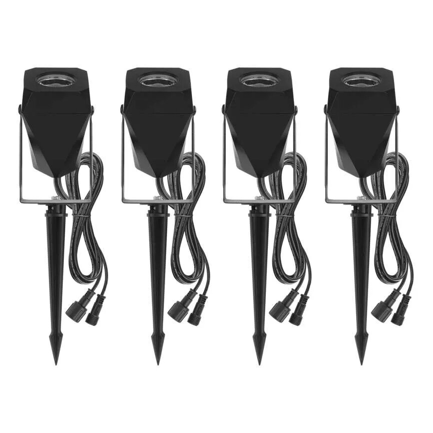 SETTI 4x LED RGBIC Himmennettävä ulko lamppu LED/7W/230V 3000-6500K IP65 Wi-Fi Tuya