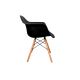 SETTI 4x Ruokapöydän tuoli NEREA 81x61 cm musta/pyökki