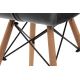 SETTI 4x Ruokapöydän tuoli TRIGO 74x48 cm vaaleanharmaa/pyökki