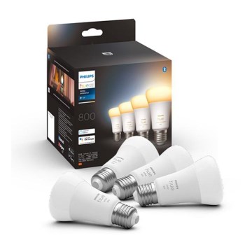 SETTI 4xLED himmennettävä polttimo Philips Hue WHITE AMBIANCE E27/6W/230V 2200-6500K