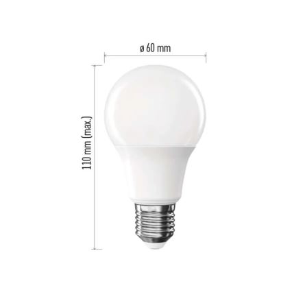 SETTI 6x LED-lamppu A60 E27/8,8W/230V 4000K