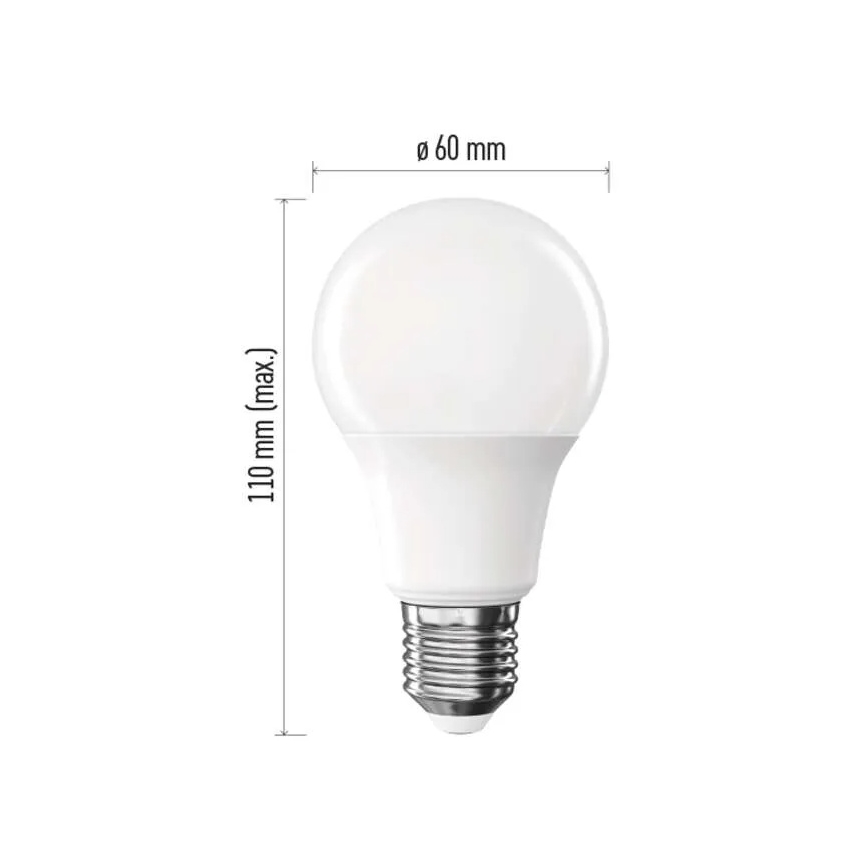 SETTI 6x LED-lamppu A60 E27/8,8W/230V 4000K