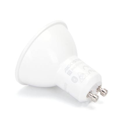 Setti 6 kpl himmennettäviä RGBW-LED GU10-polttimoita MESH 6,5W/230V 2700-6500K Wi-Fi + kaukosäädin - Aigostar