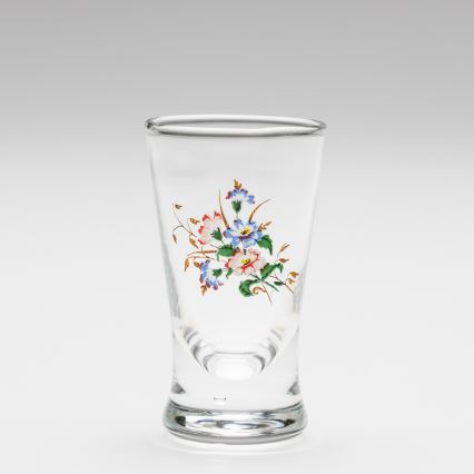 Setti 6x liköörilasi kukka-aihe nro. 3