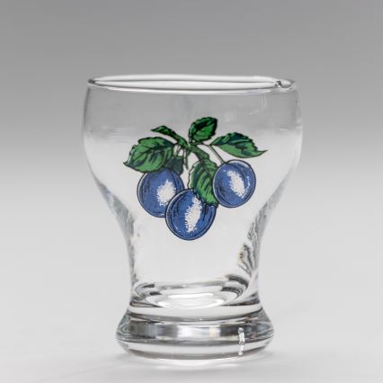 Setti 6x liköörilasi läpinäkyvä - luumu