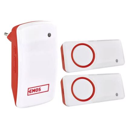 SETTI Langaton ovikello + 2x painike 230V IP44