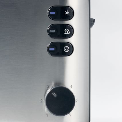 Severin AT 2514 - Kaksiviipaleen leivänpaahdin 850W/230V ruostumaton teräs/musta