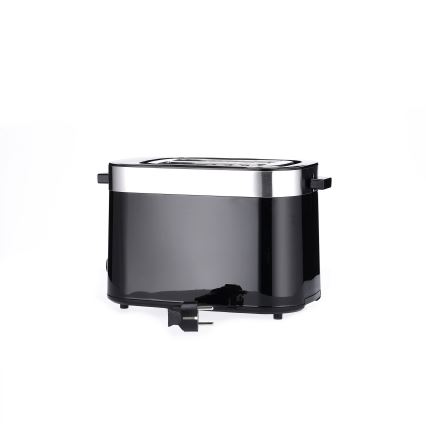 Severin AT 9264 - Kahden viipaleen leivänpaahdin 800 W/230 V ruostumaton teräs/musta