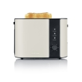 Severin AT 9576 - Kaksipaikkainen leivänpaahdin 800W/230V beige/musta
