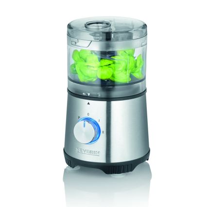 Severin KM 3865 - Ruoan silppuri 400W/230V ruostumaton teräs/musta