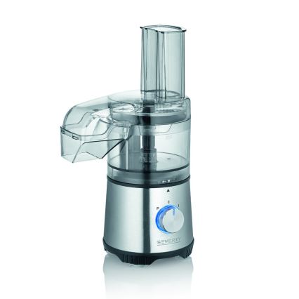 Severin KM 3865 - Ruokasilppuri 400W/230V ruostumaton teräs/musta