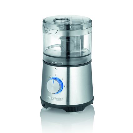 Severin KM 3865 - Ruokasilppuri 400W/230V ruostumaton teräs/musta