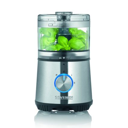 Severin KM 3865 - Ruokasilppuri 400W/230V ruostumaton teräs/musta