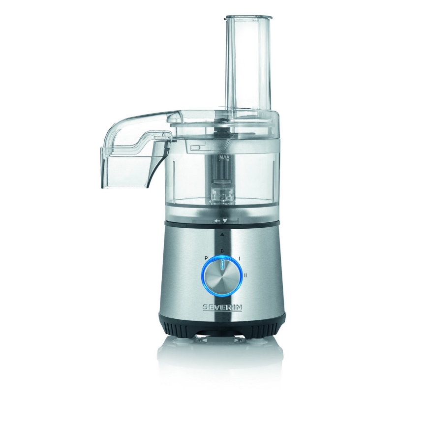 Severin KM 3865 - Ruokasilppuri 400W/230V ruostumaton teräs/musta