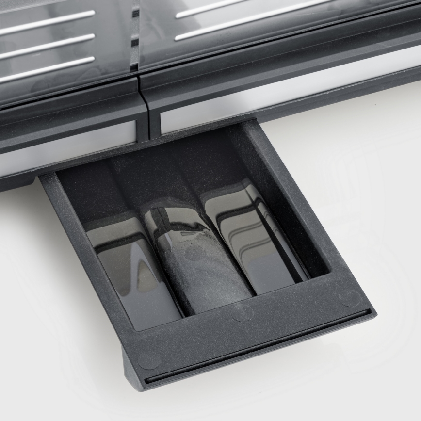 Severin PG 8564 - Pöytäsähkögrilli 2300W/230V 50x30 cm musta