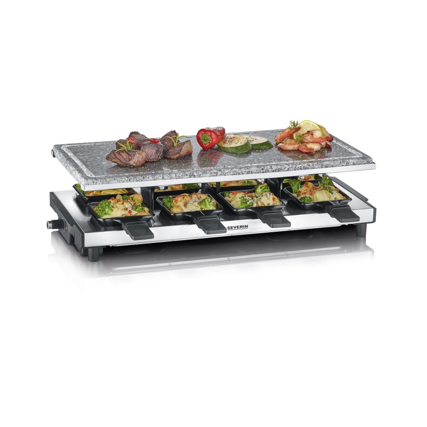 Severin RG 2374 - Raclette-grilli laavakivellä 1500W/230V