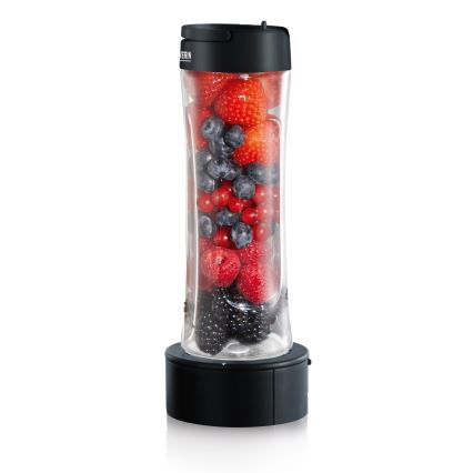 Severin SM 3737 - pöytätehosekoitin, 1 l, 500 W/230 V, ruostumaton teräs/musta