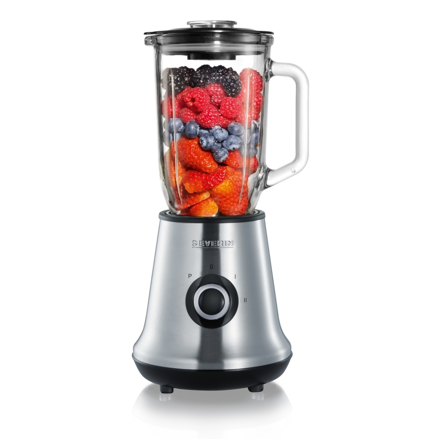 Severin SM 3737 - Pöytätehosekoitin 1 l 500W/230V ruostumaton teräs/musta