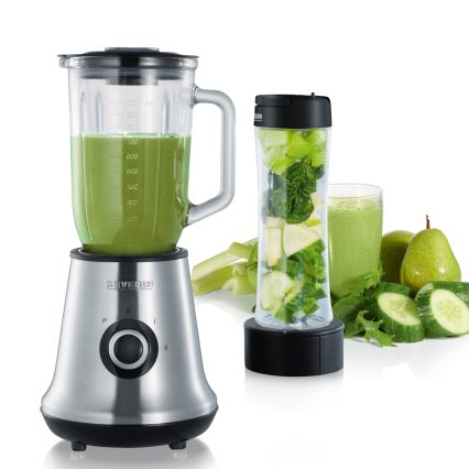 Severin SM 3737 - Pöytätehosekoitin 1 l 500W/230V ruostumaton teräs/musta