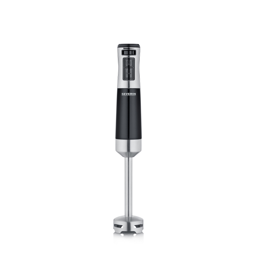 Severin SM 3772 - Sauvasekoitin lisävarusteilla 600 W / 230 V ruostumaton teräs/musta