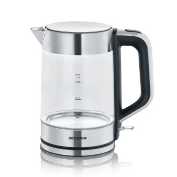Severin WK 3420 - Nopea vedenkeitin 1,7 l 2200W/230V ruostumaton teräs/lasi