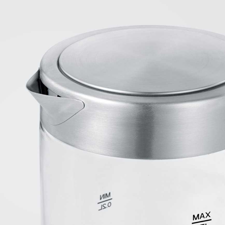 Severin WK 3472 - Nopea vedenkeitin 0,5 l, 1100 W/230 V, ruostumaton teräs/lasi