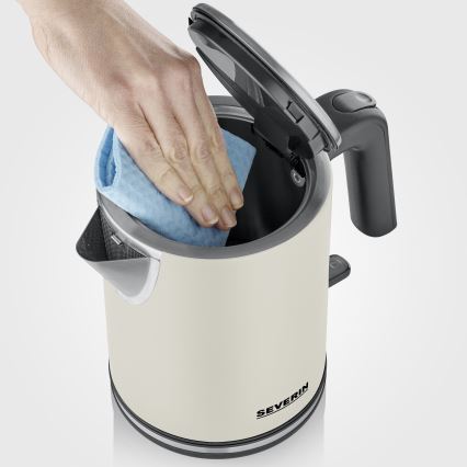 Severin WK 9577 - Nopea vedenkeitin 1 l 2400W/230V beige