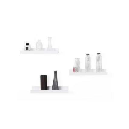 SHELFY 3 kpl seinähyllysetti, valkoinen