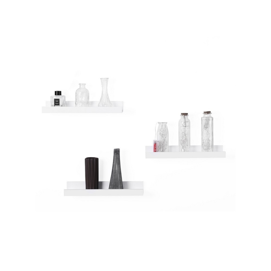 SHELFY 3 kpl seinähyllysetti, valkoinen