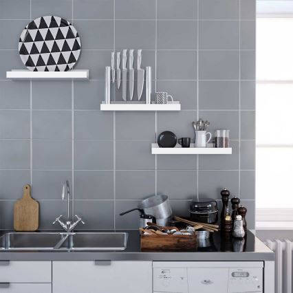 SHELFY 3 kpl seinähyllysetti, valkoinen