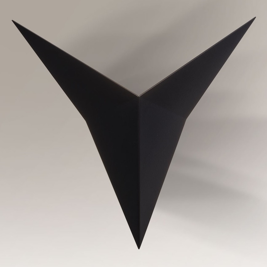 Shilo - LED-seinävalo LED/6W/230V 3000K CRI 90 musta