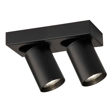 Shilo - Kohdevalo 2xGU10/15W/230V musta