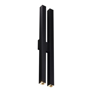 Shilo - Seinävalo 4xGU10/15W/230V musta