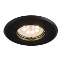 Shilo - Upotetty valo 1xGU10/15W/230V musta