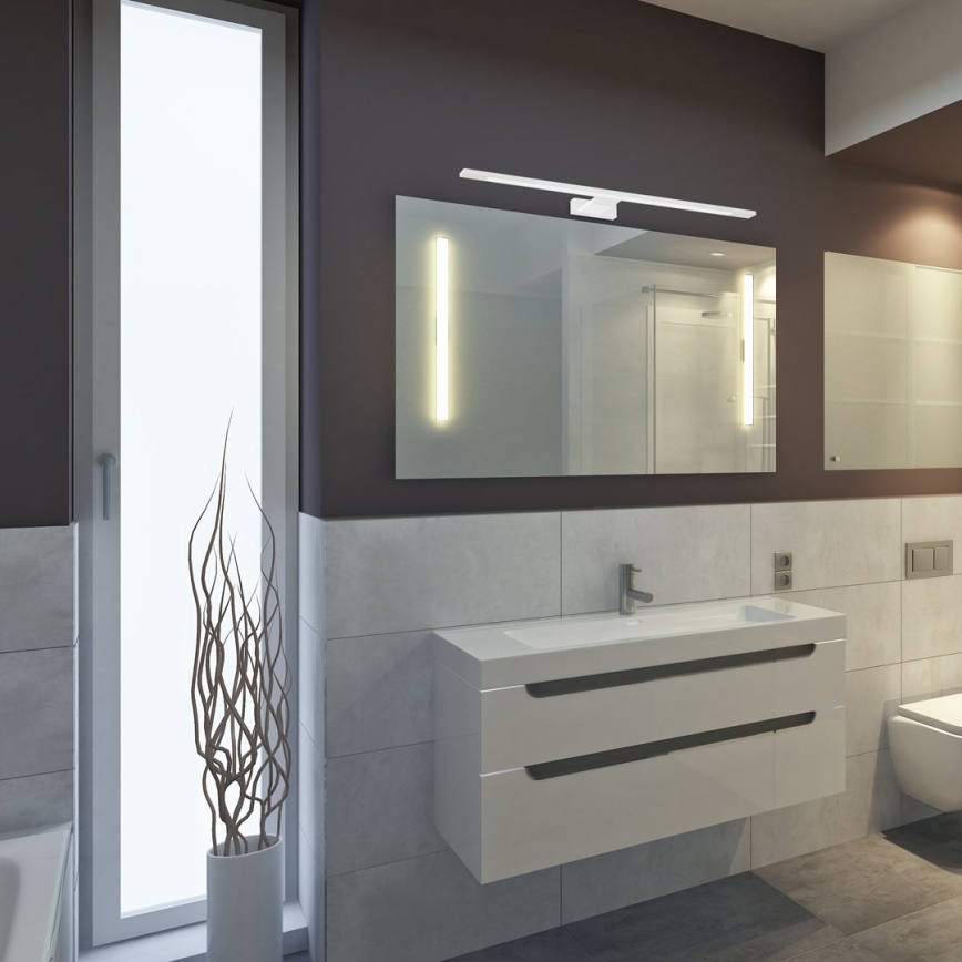 SHINE LED-peilivalaisin kylpyhuoneeseen 12W/230V, 60 cm, IP44, valkoinen