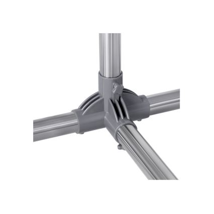 Siirrettävä pystynaulakko LINEA, hopea