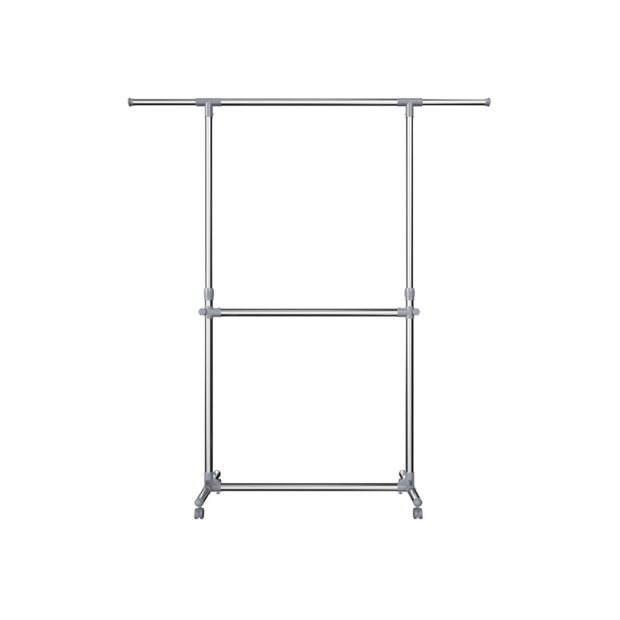 Siirrettävä pystynaulakko LINEA, hopea