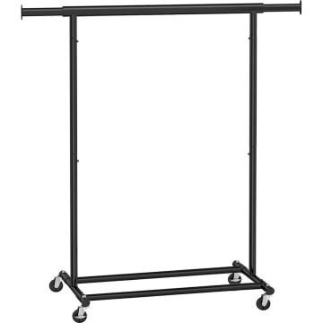 Siirrettävä seisova naulakko LINEA, musta