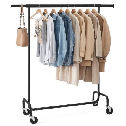 Siirrettävä vaatepuu LINEA, musta