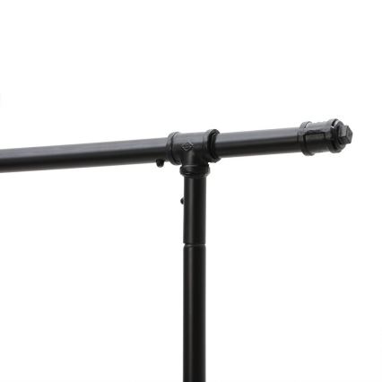 Siirrettävä vaateteline LINEA, musta