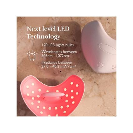 Silk'n - LED-hoitonaamio huulille LED/5V 500 mAh beige