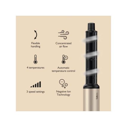 Silk’n - Hiustenkuivain SILKYAIR FLEX 230V musta/kulta