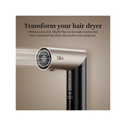 Silk’n - Hiustenkuivain SILKYAIR FLEX 230V musta/kulta